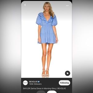 ISO Saylor “Zerina” Dress in Morning Glory